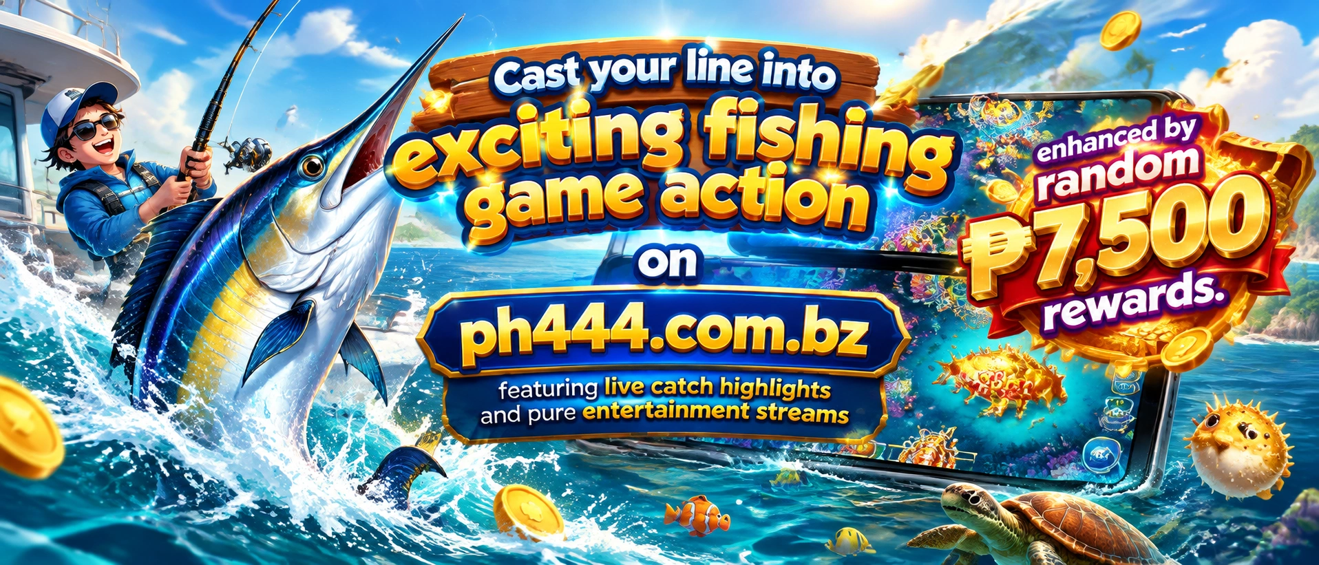 Fishing games lobby preview for Filipino players