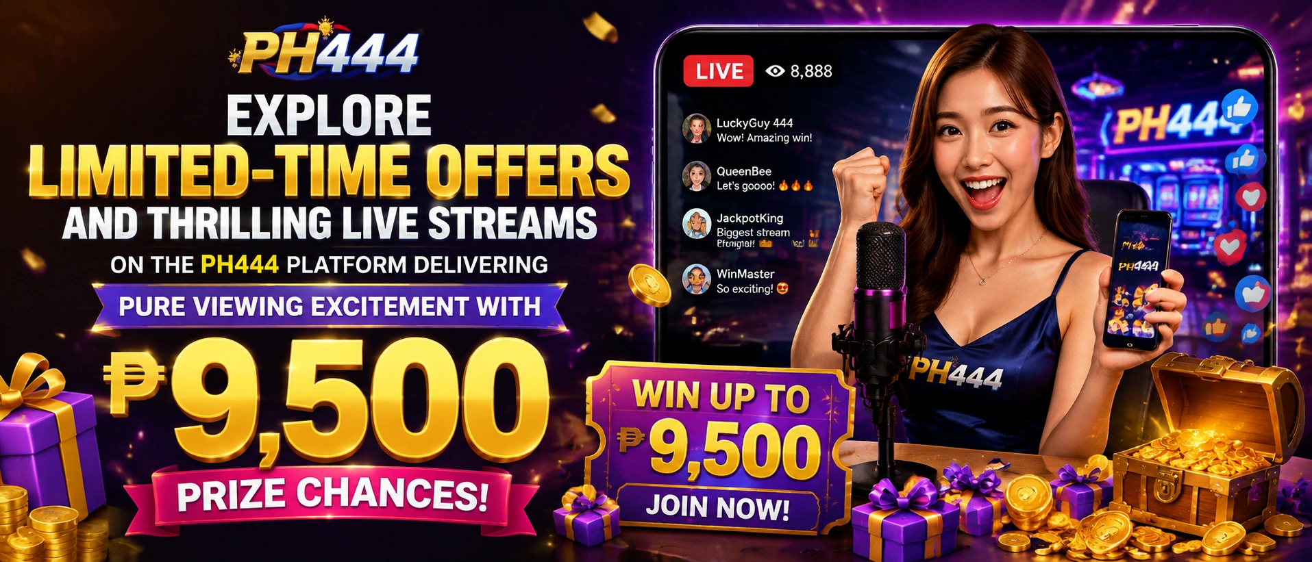 ph444 promotional offer visual